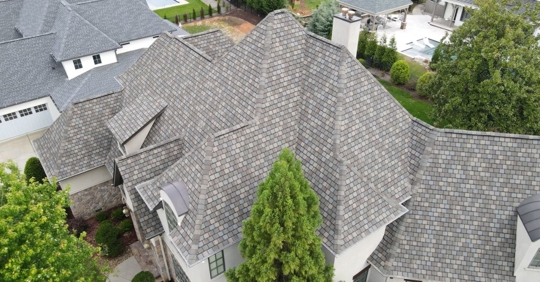 beautiful shingle roof